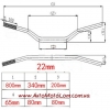 Руль для мотоцикла ProTaper Low 800