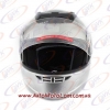 Шлем мотоциклетный с подъемной челюстью  DVK 1А1 серебро размер S
