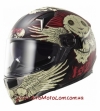 Шлем для мотоцикла Ls2 FF396 FT2 Dart Frantic Matt Black Red