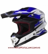 Эндуро шлем Ls2 MX456 Factory White Black Blue