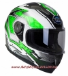Шлем мотоциклетный GEON 968 Swift White Green