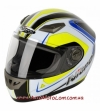 Мотошлем Детский NITRO VERTICE JNR BLACK WHITE YELLOW BLUE