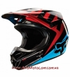Эндуро шлем FOX V1 RACE ECE BLUE RED