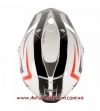 Кроссовый шлем Nitro MX630 Devil White Red