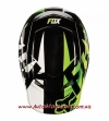 Эндуро шлем FOX V1 RACE ECE BLACK GREEN