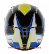 Шлем мотоциклетный NITRO VERTICE BLACK WHITE YELLOW BLUE