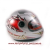 Мото шлем детский интеграл MoтоTech  LY-908/909 сереб размер S