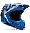 Кроссовый шлем FOX V1 RACE ECE BLUE