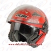 Мото шлем GDR 617 открытый красный, размер S