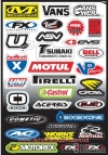 Наклейки на мотоцикл Factory Effex Sponsor Kits C