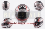 Шлем-интеграл KOJI mod.550 Red| Grey