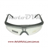 Очки для мотоциклистов S-4026  прозрачные (с дужками)