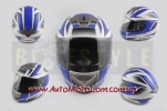 Шлем-интеграл LS2 mod.368 White| Blue Mat