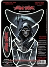 Наклейка на мотоцикл Lethal Threat Skull Grim Reaper