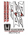 Наклейка на скутер  Honda Dio  (мотрz-4)