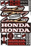 Наклейка на скутер  Honda  Lead-50   (мотр-50)