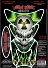 Наклейка защитная на бак Lethal Threat Green Bio Skull
