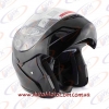Мото шлем с подъемной челюстью  DVK 1А1 черный размер M