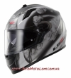 Шлем мотоциклетный Ls2 FF322 Chic Black Silver