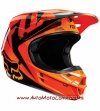 Кроссовый шлем FOX V1 RACE ECE ORANGE