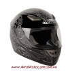 Шлем для мотоцикла NITRO MOKO BLACK SILVER