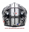 Эндуро шлем SHIRO МХ-310 FIGHTER BLACK GREY WHITE