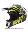 Эндуро шлем Ls2 MX433 Stripe Black Hi-Vis Yellow