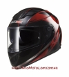 Шлем для мотоцикла Ls2 FF320 Stream Stinger Black Red