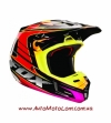 Эндуро шлем FOX V2 RACE ECE RED YELLOW