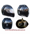 Шлем интеграл BUSE ROCC 300 UNI BLACK METALLIC (L,S,M, XL)