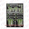 Наклейка "Monster Energy"  5991 (лист А3)