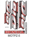 Наклейка на скутер  хонда  Dio  City Movement (мотрz-5)