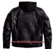Куртка Harley Davidson кожанная черно- серая L