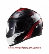 Шлем для мотоцикла Ls2 FF322 Air Fighter Black Red