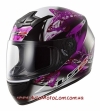 Шлем для мотоцикла LS2 FF352 Rookie Flutter Black Purple (XXS)
