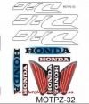 Наклейка на скутер   Honda Dio  (мотрz-32)