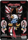 Наклейка на мотоцикл Lethal Threat USA Eagle