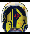 Эндуро шлем FOX V4 INTAKE YELLOW BLUE (L)