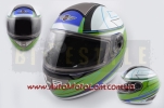 Шлем-интеграл KOJI mod.550 White| Green