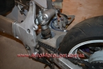 Залишки розбору Suzuki GSRX600 1999 року.