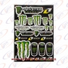 Наклейка "Monster Energy"  5989 (лист А3)